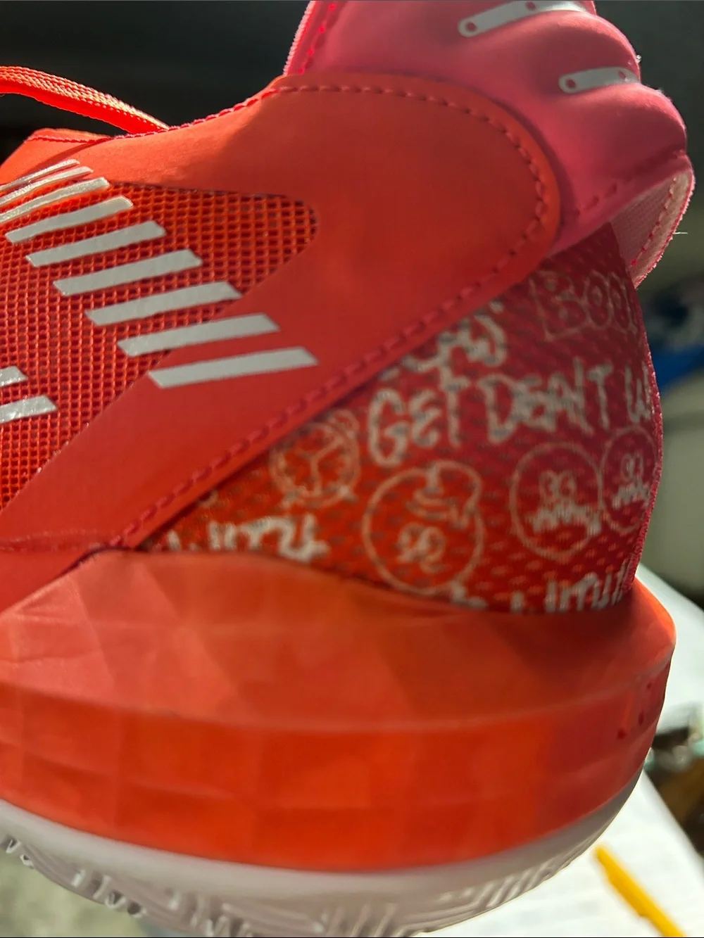 adidas vibrant red
